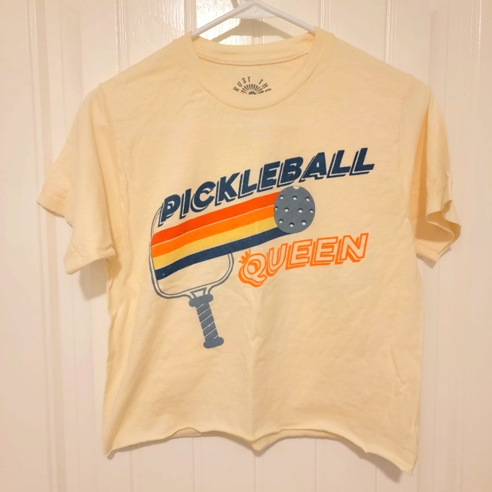 Pikleball crop t- shirt